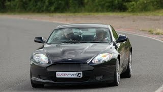 Aston Martin DB9 Drive  Prestwold Hall Driving Centre  Everyman Racing [upl. by Lynea]