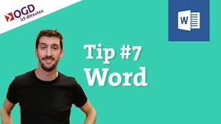 7 Word Tips  Leer snel je documenten opmaken en de structuur aanpassen  Word Office365 [upl. by Shelby]