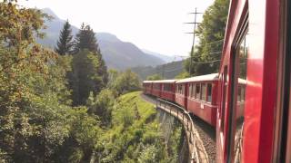 Chur  Arosa  Chur  Zürich mit dem Zug [upl. by Anaibaf]