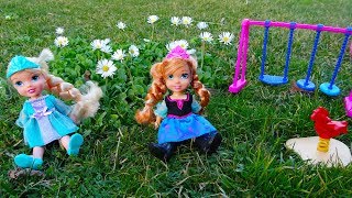 Elsa and Anna toddlers spring picnic [upl. by Eniac616]