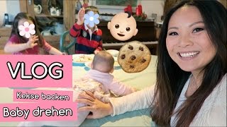 LILI DREHT SICH WIR BACKEN KEKSE  EINKAUFEN MIT 3 KINDERN  FAMILIEN VLOG  Mamiseelen [upl. by Yllah945]