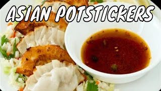 POTSTICKERS Gyoza Recipe  Japanese Food [upl. by Dlaregztif]