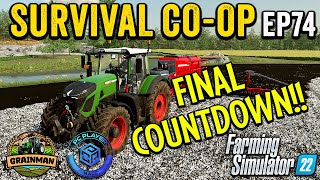 SO CLOSE TO THE END PENULTIMATE EPISODE🚜 SURVIVAL CHALLENGE COOP  FS22  EPISODE 74 [upl. by Ursula682]