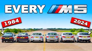 BMW M5 Generations DRAG RACE [upl. by Ennaej]