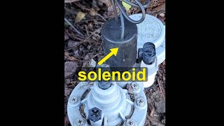 Replacing sprinkler valve solenoids for Irritrol Richdel Lawn Genie Shorts [upl. by Brandie827]