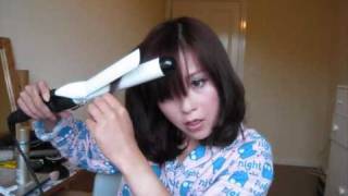 Medium length hair curling tutorial [upl. by Lukin]