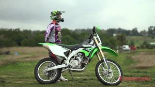 Kawasaki KLX450R  Monster Energy Kawasaki Pro Rider Impressions [upl. by Langbehn]