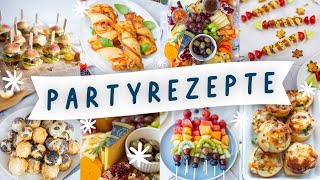 Partyrezepte Leckere Party Snacks und Fingerfood zum Vorbereiten fürs Buffet Geburtstag Silvester [upl. by Tabbie]