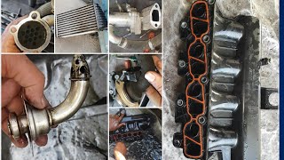 how to CLEAN SWIFTDZIRE EGR VALVE AIR INTAKE MANIFOLD AND INTERCOOLER [upl. by Elgna]