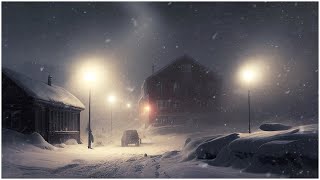 Intense Blizzard Snowstorm amp Wind Sounds for Deep Sleep┇Snow Ambience┇Winter Storm White Noise [upl. by Pollux]