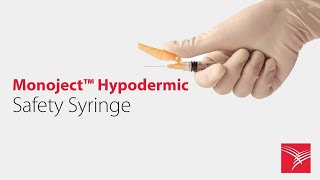 Cardinal Health Monoject™ Hypodermic Safety Syringes [upl. by Milzie]