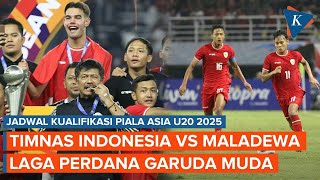 Jadwal Timnas U20 Indonesia Vs Maladewa di Kualifikasi Piala Asia U20 Malam Ini [upl. by Oluas]