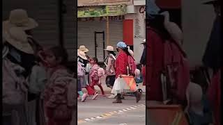 Peregrinas de Chichimequillas continúan su caminar a la basilica de Guadalupe [upl. by Oderfla]