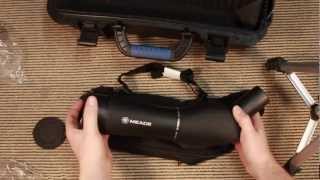 Gosky 2060x60 Phone Mount And Spotting Scope Review [upl. by Anaiuq]