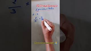 How to find the equivalent ratiosshobasmathcorner 🔥 shobasmathcorner [upl. by Ainslie263]