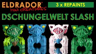 Schleich ® Eldrador ® Mini Creatures  Slash 3 x Repaints inkl Axel der Achselhaar hassende Axolotl [upl. by Pelage]