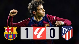 Barcelona vs Atletico Madrid 10 La Liga 202324  MATCH REVIEW [upl. by Ennybor]