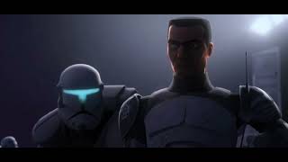 Captain Rex reunites with Commander Wolffe Bad Batch season 3 [upl. by Luemas]