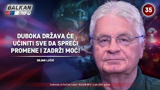 INTERVJU Dejan Lučić  Duboka država će učiniti sve da spreči promene i zadrži moć 1972024 [upl. by Annaear5]