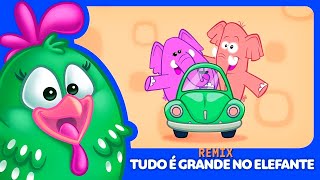 TUDO É GRANDA NO ELEFANTE  Galinha Pintadinha REMIX by FC Beats [upl. by Iramat]