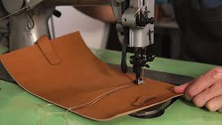 leather sewing machine lather craft leather stitching [upl. by Melvyn]