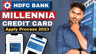 HDFC Millennia Credit Card  HDFC Millennia Credit Card Full Apply Process 2023  Best Credit Card [upl. by Maisel688]