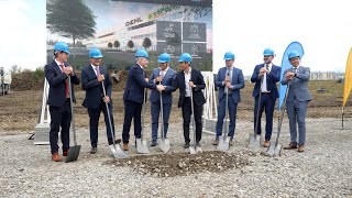 La Brașov a început construirea fabricii de componente electronice a companiei germane DIEHL [upl. by Aneehsal397]