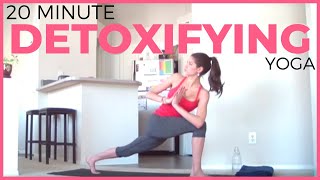 20 minute Yoga for Detox amp Digestion Flow [upl. by Cindi]