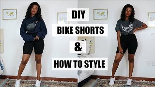 DIY Bike Cycling Shorts  How To Style [upl. by Venuti]