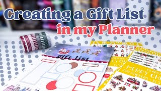 How to Make a Holiday Gift List for Your Planner 2024  Planything Christmas Unboxing [upl. by Ellered]