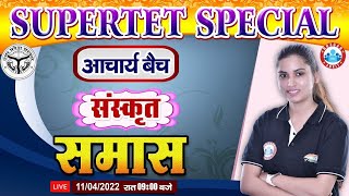 संस्कृत समास  SUPERTET Sanskrit Practice Set 4  Sanskrit for SUPERTET  संस्कृत समास Practice Set [upl. by Cecelia]