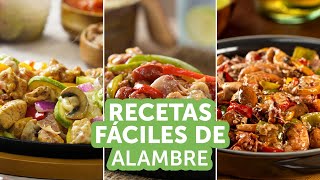 Recetas fáciles de alambres  Kiwilimón [upl. by Cranford226]