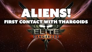 FIRST ALIEN CONTACT Thargoids Discovered in Elite Dangerous  The Know Game News [upl. by Kancler]