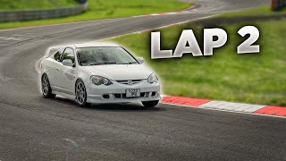 Integra DC5 Lap 2 of the Nurburgring [upl. by Inafets]