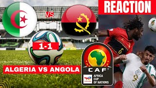 Algeria vs Angola 11 Live Stream Africa Cup of Nations AFCON Football Match Score Highlights Direct [upl. by Norb]