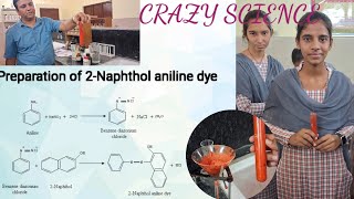 Preparation of 2Naphthol aniline dye 12th Chemistry Practical azo dye test [upl. by Camarata]