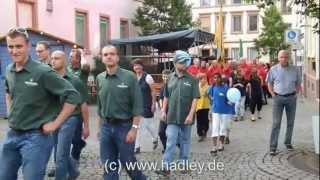 06072012  Umzug beim Altstadtfest in Tauberbischofsheim [upl. by Naoh]