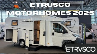 NEW Etrusco Motorhomes 2025 Caravan Salon Düsseldorf [upl. by Htezzil]