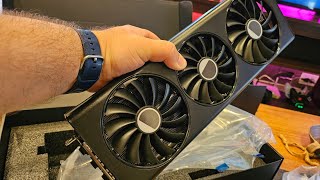 Unboxing AMD RADEON 7900 GRE [upl. by Hakkeber]