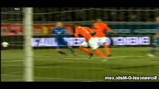 Gylfi Sigurdsson Scores Penalty For Iceland Vs Netherlands Euro 2016 Qualifying [upl. by Leuamme]