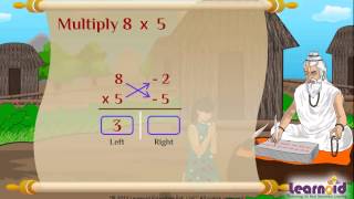 Vedic Math Multiplication using Nikhilam Sutra English [upl. by Euqinotna]