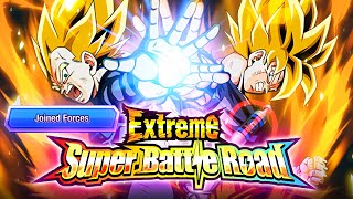 NO ITEMS JOINED FORCES EXTREME SUPER BATTLE ROAD BEATEN DBZ Dokkan Battle [upl. by Aileduab]