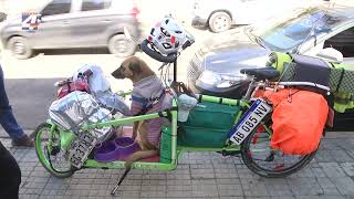 Claudio Díaz y Trompas recorren el mundo en bicicleta [upl. by Riha189]