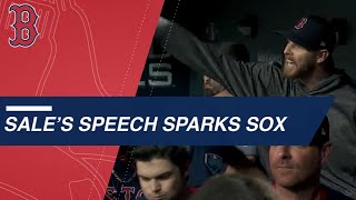 Chris Sales speech sparks the Red Sox comeback [upl. by Connors]