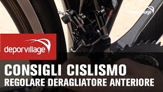 Come regolare il deragliatore anteriore della bici da corsa [upl. by Dimphia]