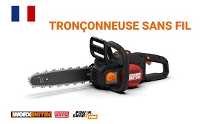 WORX WG350E TRONÇONNEUSE SANS FIL 20V FR [upl. by Feer]