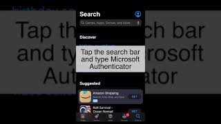 Download Microsoft Authenticator App on iOS [upl. by Ermentrude905]