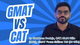 GMAT vs CAT  What makes sense for you [upl. by Arfihs]