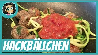 Rezepte zum Abnehmen Hackfleischbällchen mit Gemüse  Glutenfrei schnell gesund [upl. by Nnylirret]