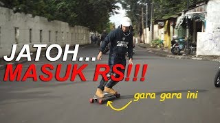 ELECTRIC SKATEBOARD REVIEW INDONESIA [upl. by Doi]